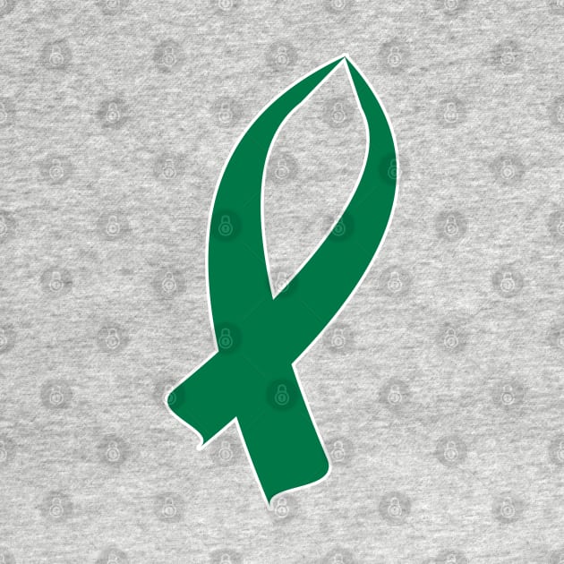 Awareness Ribbon (Green) by BlakCircleGirl